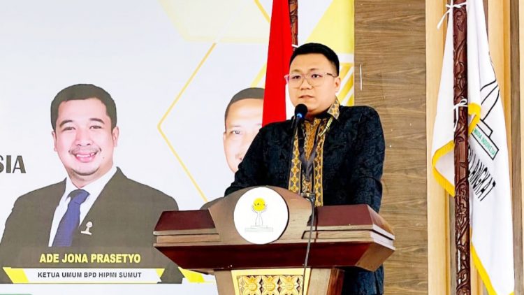 Ketua Umum BPC HIPMI Langkat, Thomas Saputra. (Foto Ist)