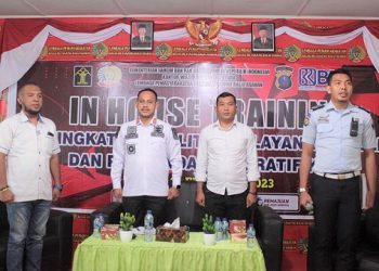 Lapas Klas II B Pulo Simardan Tanjung Balai Gelar In House Training Pengendalian Gratifikasi
