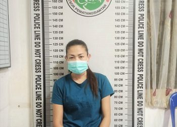 Pelaku Mariana Silalahi dan barang bukti