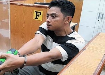 Satuan Reskrim Polrestabes Medan mengamankan De Pelaku Curas yang memakai bor tangan. (Foto Ist)