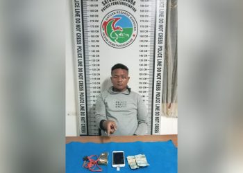 Pelaku Hotman Rodame Purba dan barang bukti sudah diamankan