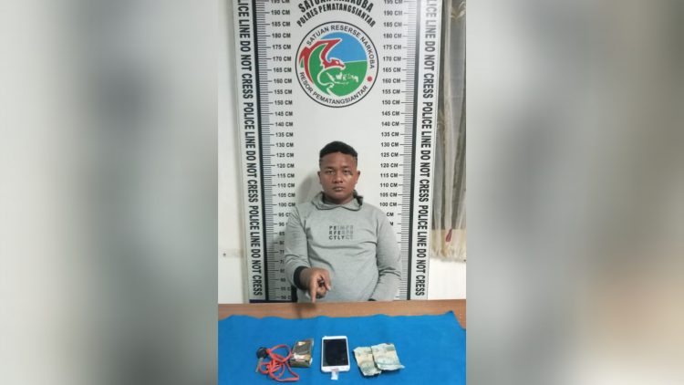 Pelaku Hotman Rodame Purba dan barang bukti sudah diamankan