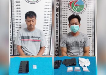 Kedua Pelaku Aciang dan Kiki Ardian alias Kucai beserta seluruh barang bukti