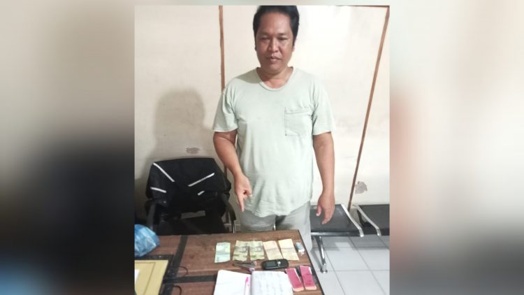 Pelaku IR dan barang bukti 