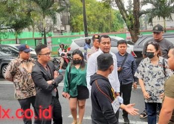 Polisi akhirnya mengelar pra rekonstruksi, kasus penganiyaan melibatkan 2 anggota DPRD Kota Medan diarea High5 Bar & Lounge, Jalan.Abdullah Lubis, Medan Baru. (Foto Ist). 