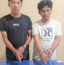 Kedua pelaku itu, M. Fatlih (19) dan Walid Rizal (35) beserta barang bukti
