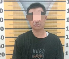 Pelaku DSL alias Dedi beserta barang bukti sudah diamankan