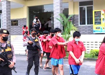 Anak Buah Apin BK Bos Judi Online. (Foto Ist)