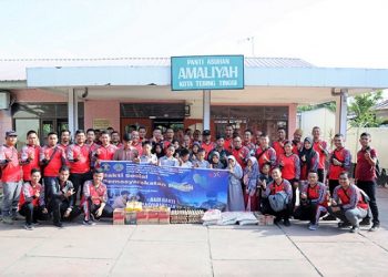Lapas Tebing Tinggi Laksanakan Touring Berikan Bantuan Sambut HBP Ke-59