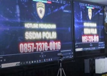 Hotline Pengaduan Rekrutmen Penerimaan Polri. (Foto Ist)