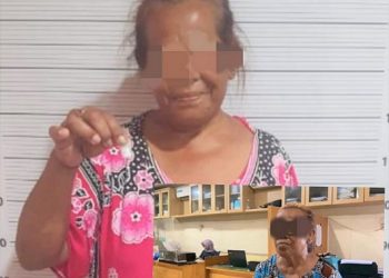 Sariani alias Mak Anuk pengedar sabu. (Foto Ist)