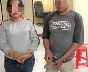 Pelaku E alias E dan anaknya ORL alias O beserta barang bukti sudah diamankan Sat Narkoba Polres Tanjung Balai 
