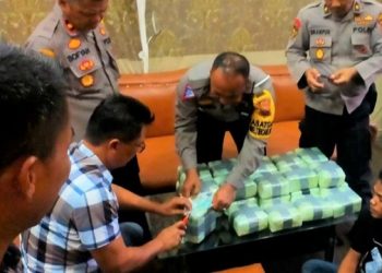 Polres Sergai mengamankan 28 Kg narkotika jenis sabu. (Foto Ist)