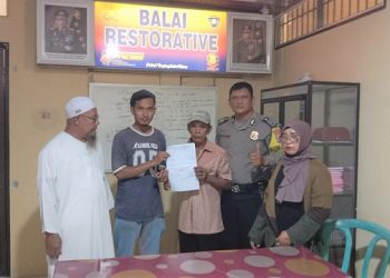Bhabinkamtibmas Polsek Tanjung Balai Utara Problem Solving Perkelahian Warga 