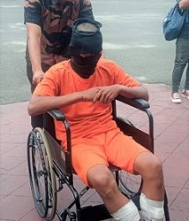 pelaku pembunuhan, MTP alias Riski sudah ditahan di Polres Tebing Tinggi
