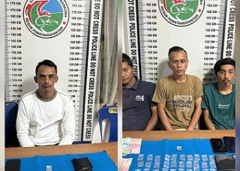Ke empat pelaku, Ratno Handoko, Dedi Suarno alias Dedi, Rajansyah Purba dan Julhelmi beserta seluruh barang bukti sudah diamankan penyidik Sat Narkoba Polres Siantar