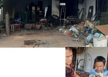 Rumah Duel Ginting di Siantar Estate Dilalap Sijago Merah, Tangan Kanan Menantu Luka Bakar