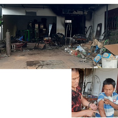 Rumah Duel Ginting di Siantar Estate Dilalap Sijago Merah, Tangan Kanan Menantu Luka Bakar