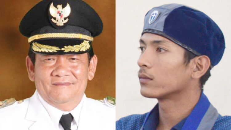 Eks Bupati Samosir Rapidin Simbolon dan Koordinator wilayah 1 Sumut-Aceh, Hizkia Silalahi