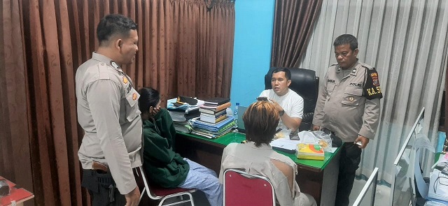 Mahesa Putra saat menjalani pemeriksaan,