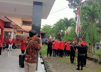 Pengurus dan Kader PDI Perjuangan Tebing Tinggi Gelar Upacara HUT Kemerdekaan RI ke 78 