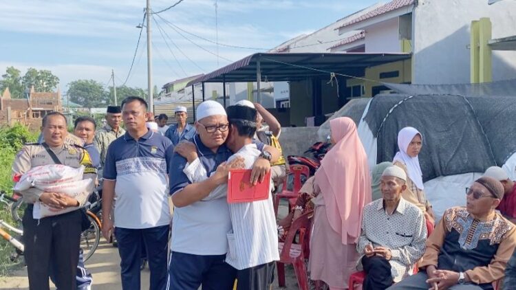 Kapolres Tanjung Balai AKBP Ahmad Yusuf Afandi SIK, MM memberikan ucapan turut berduka cita kepada orangtua korban