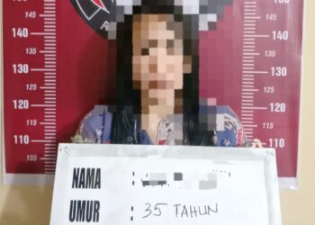 F alias F Wanita diduga penjual narkoba yang ditangkap 
