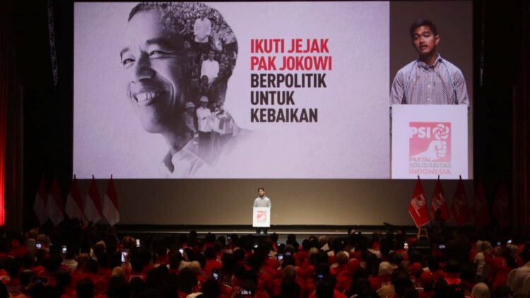 Kaesang Pangarep, putra bungsu Jokowi ditetapkan sebagai Ketua Umum Partai PSI. (Foto Ist)