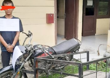 Pelaku TP dan barang bukti sudah diamankan di Polsek Simpang Empat 