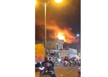 Gudang Penyimpanan Tabung Gas Dilalap Sijago Merah