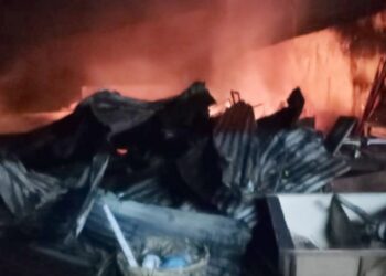 Tiga Rumah Kontrakan Terbakar di Tebing Tinggi 