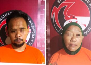 Ibu Dan Anak Kandung di Tanjung Balai Jual Narkoba Dirumahnya Diringkus Polisi