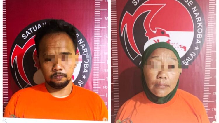 Ibu Dan Anak Kandung di Tanjung Balai Jual Narkoba Dirumahnya Diringkus Polisi