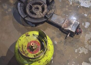 Tabung Gas LPG 3 Kg yang bocor penyebab kebakaran