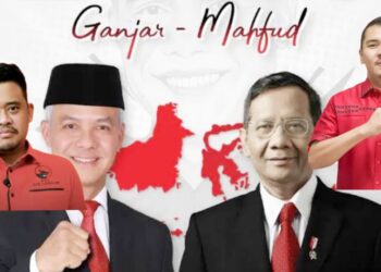 Wali Kota Medan Bobby Nasution Dan Wabup Dairi Jimmy Lukita Jadi Jurkamnas Ganjar-Mahfud. (Foto Ist) 