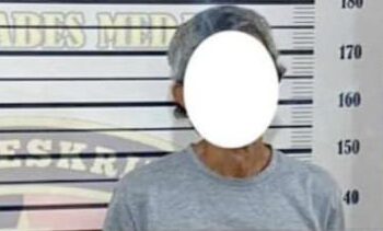 Lansia, An diamankan petugas Unit Reskrim Polsek Medan Kota. (Foto Ist)