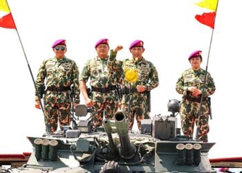 Kapolri Jenderal Listyo Sigit Prabowo dan Panglima TNI Laksamana Yudo Margono. (Foto Ist)