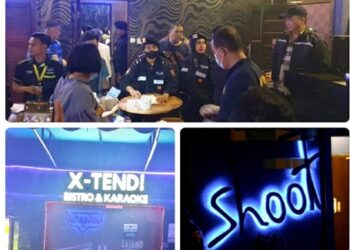Tim gabungan Polda Sumut, BNNP dan POM TNI melakukan razia di sejumlah tempat hiburan malam kota Medan. (Foto Ist)