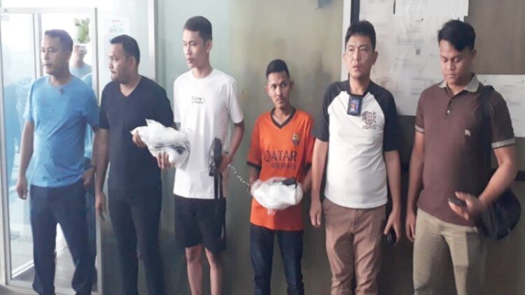 3 pelaku asal Aceh yang berupaya menyeludupkan narkoba jenis sabu dari Bandara Kualanamu. (Foto Ist)