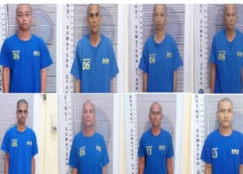 Delapan tahanan BNNP Sumut melarikan diri dari ruang tahanan. (Foto Ist)