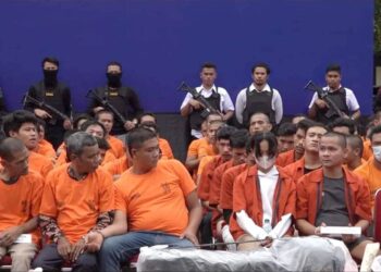 Para pelaku kejahatan narkoba. (Foto Ist)