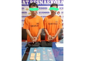 tersangka P.S alias R dan D alias K beserta barang bukti sudah diamankan