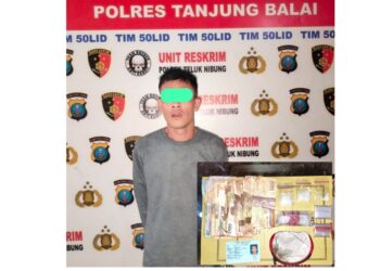 Bandar narkoba, AW alias T dan barang bukti
