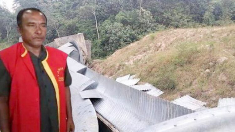 Parlindungan Butar-butar Dan Proyek Galvanis Siantar. (Foto Ist)