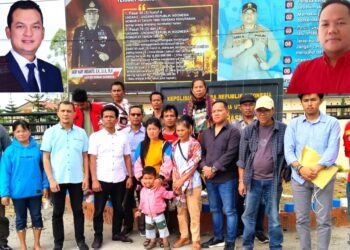 LBH Martin Manurung Centre (MMC) dipimpin Benri Pakpahan bersama Rosintan Nababan datangi Humbahas. (Foto Ist)