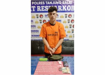 Pelaku MSS alias A dan barang bukti