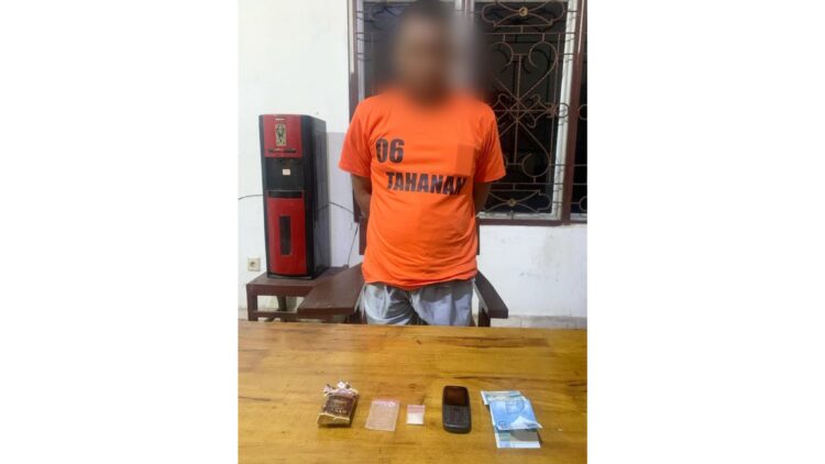 Pelaku YS dan barang bukti sudah diamankan Sat Narkoba Polres Simalungun