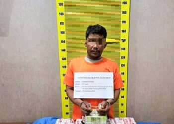 Pelaku pemilik 9 kg sabu dan.20 Ribu Pil Ektasi. (Foto Ist)