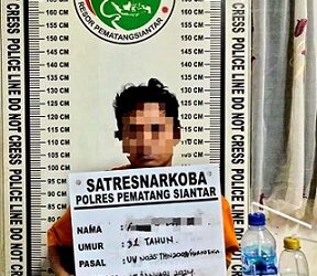 Pelaku RAP dan barang bukti sudah diamankan diruangan Sat Resnarkoba Polres Siantar.
