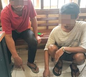 Pelaku DRS alias Dwi dan RS alias Ryan beserta barang bukti sudah diamankan Polsek Siantar Martoba